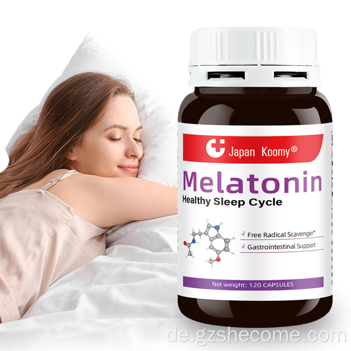 Shecome Melatonin-Kapseln unterstützen einen gesunden Schlafzyklus